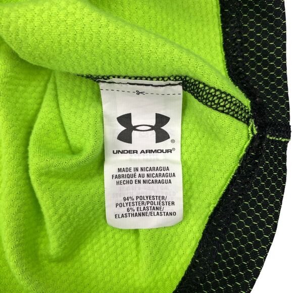 Under armour Activewear Top Men's XL Green ColdGear Skateboarding Quarter Zip - Picture 7 of 16